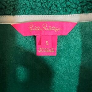Lilly Pulitzer Green Fleece Jacket